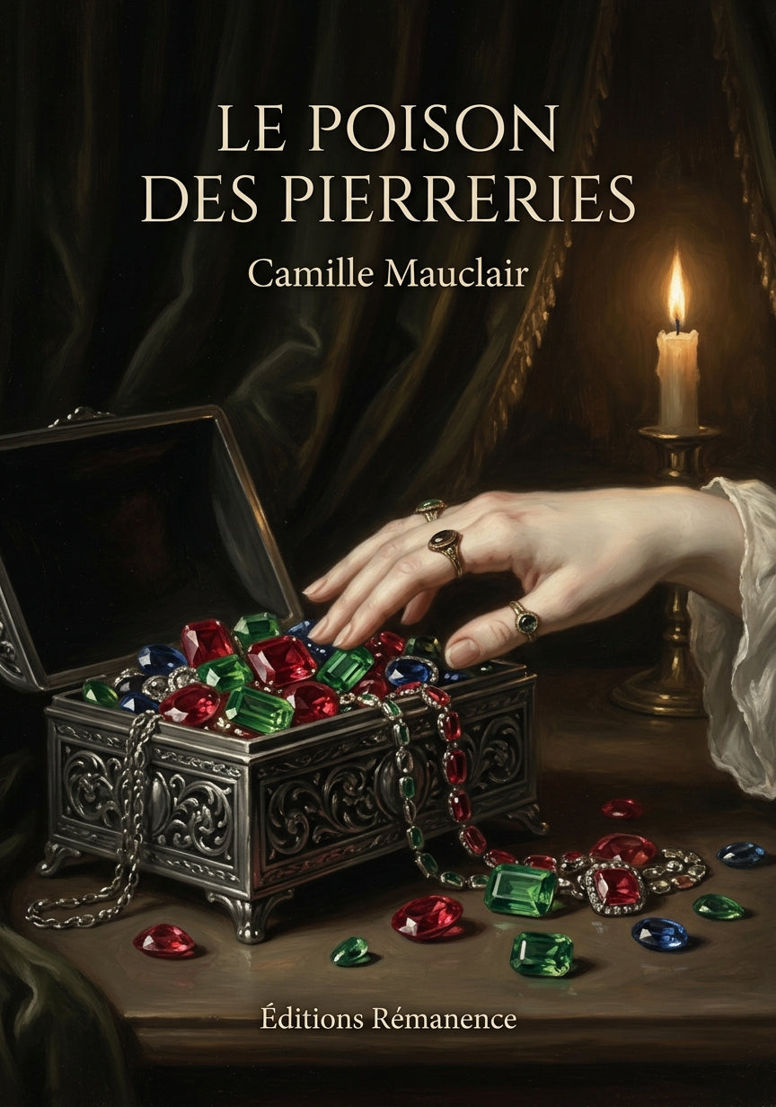 Livre Le poison des pierreries par Camille Mauclair - Couverture - Editions Remanence