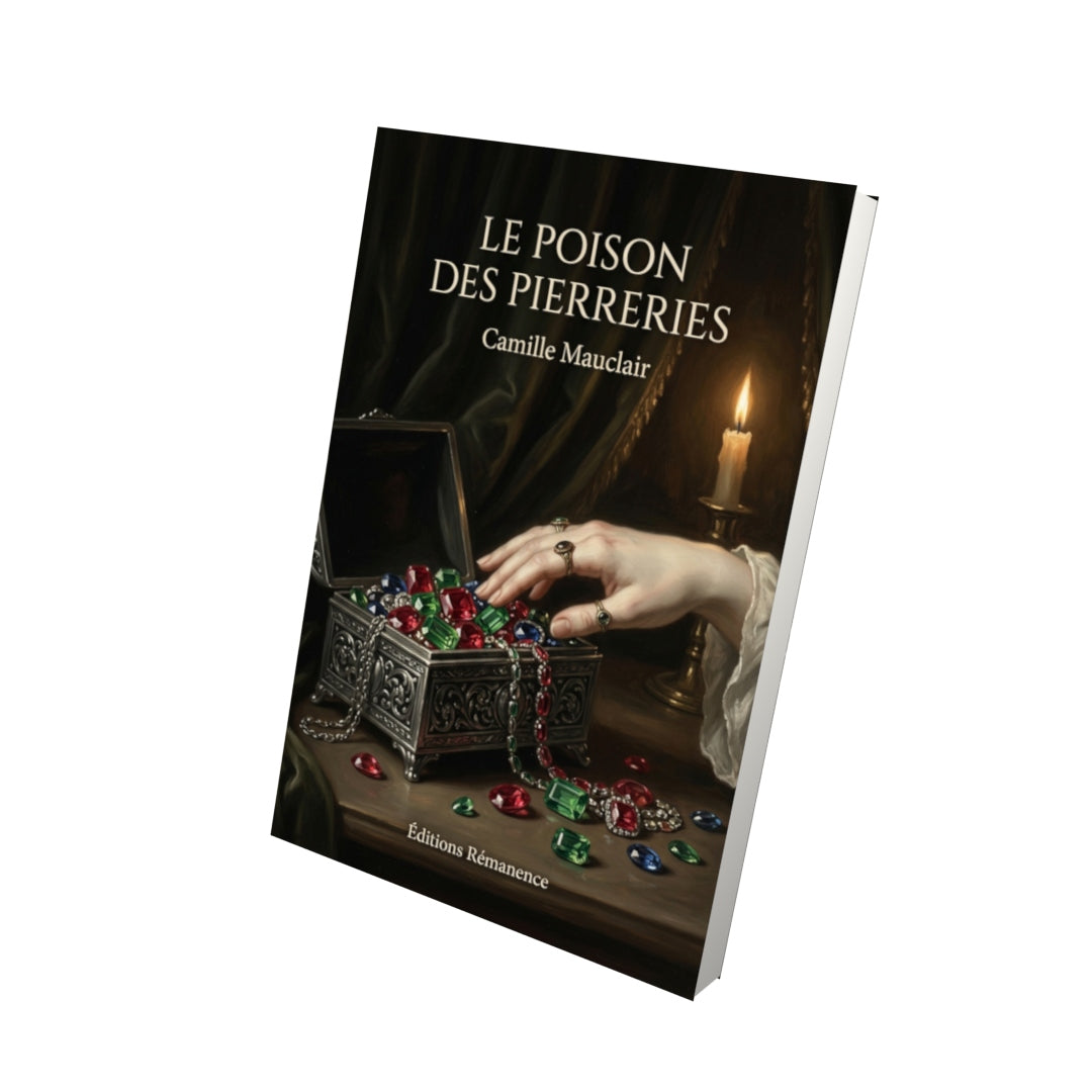 Livre Le poison des pierreries par Camille Mauclair - Vue 3D - Editions Remanence