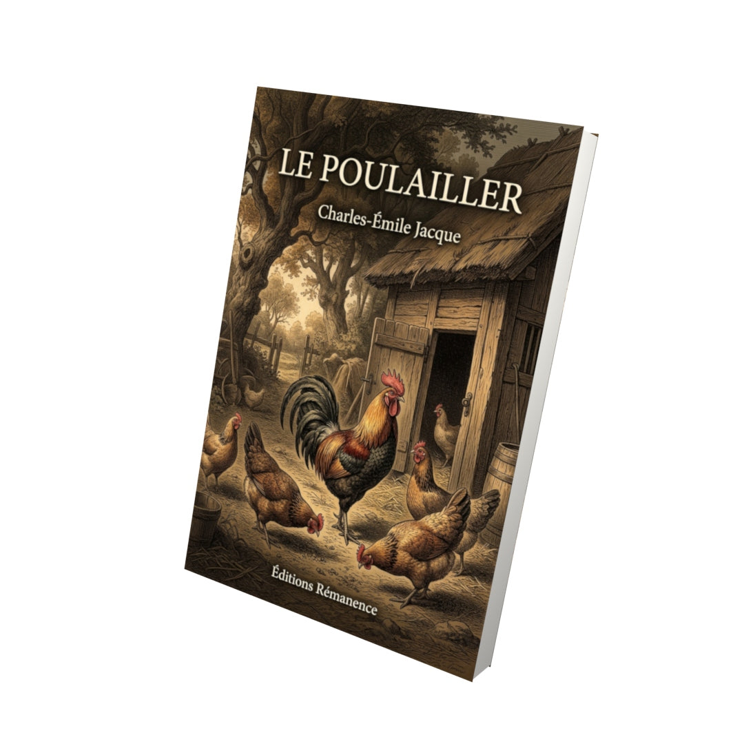 Livre Le Poulailler par Charles-Émile Jacque - Vue 3D - Editions Remanence