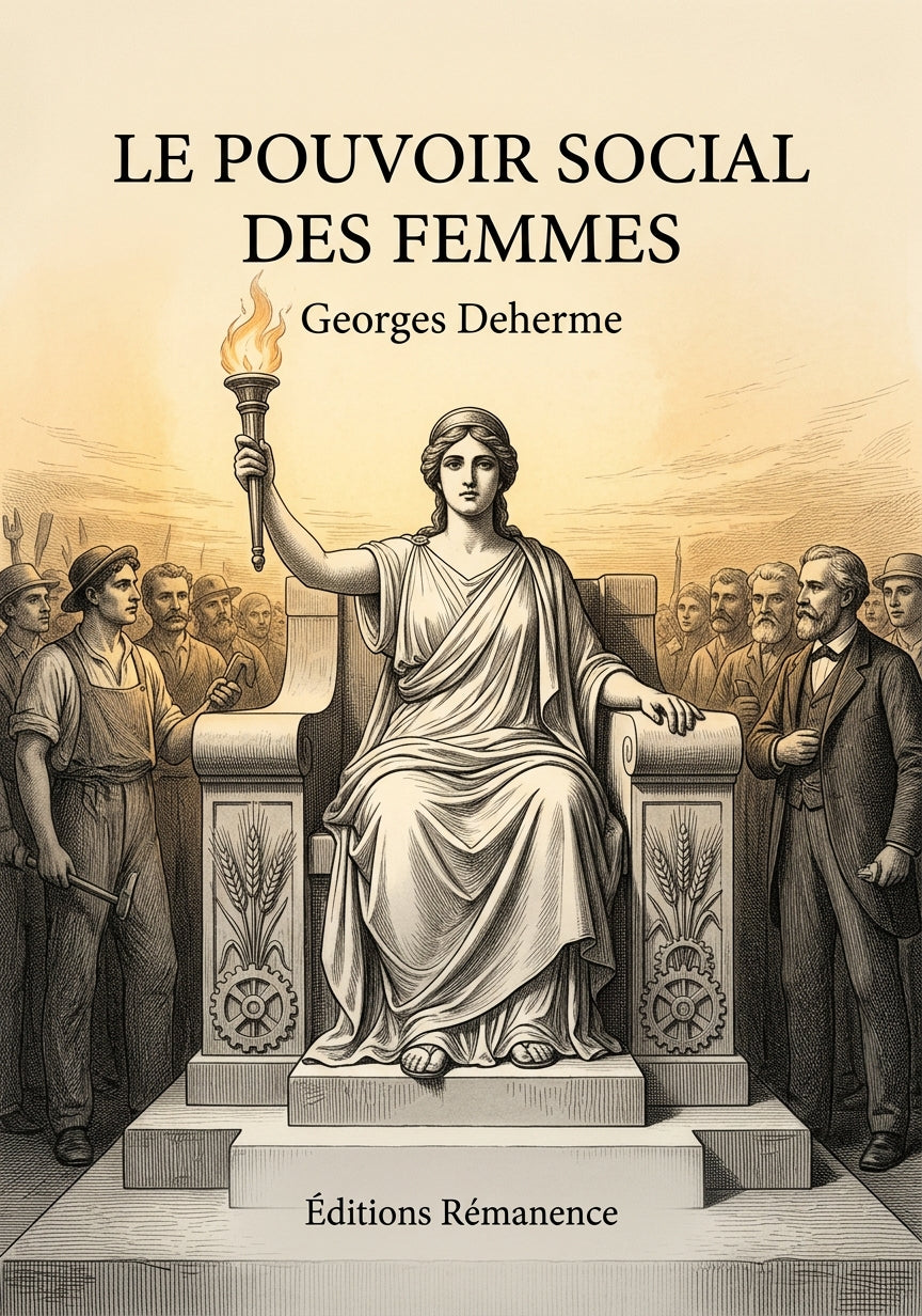 Livre Le Pouvoir social des femmes par Georges Deherme - Couverture - Editions Remanence