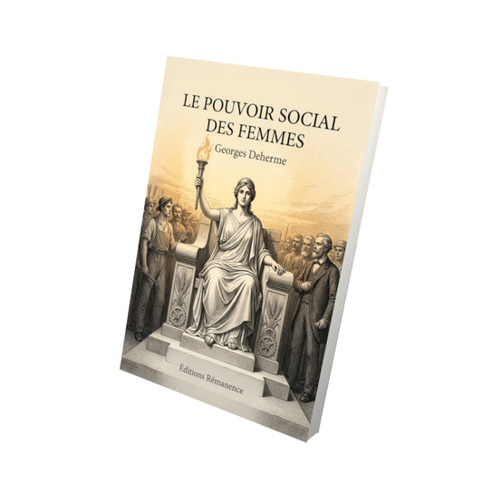 Livre Le Pouvoir social des femmes par Georges Deherme - Vue 3D - Editions Remanence