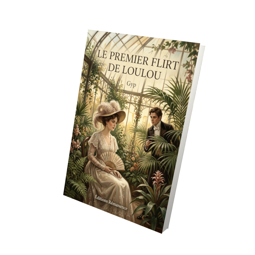 Livre Le premier Flirt de Loulou par Gyp - Vue 3D - Editions Remanence
