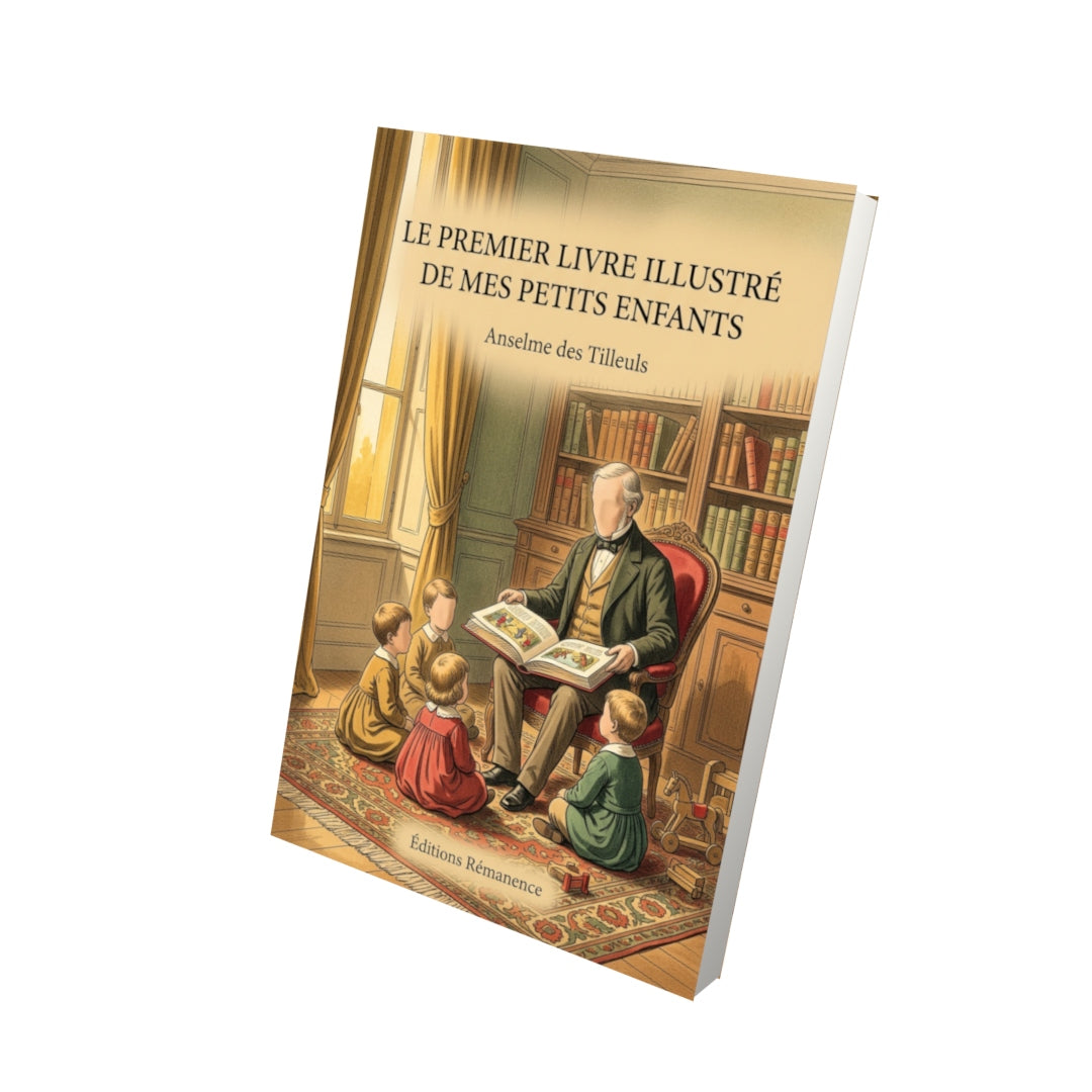 Livre Le Premier livre illustré de mes petits enfants par Anselme des Tilleuls - Vue 3D - Editions Remanence