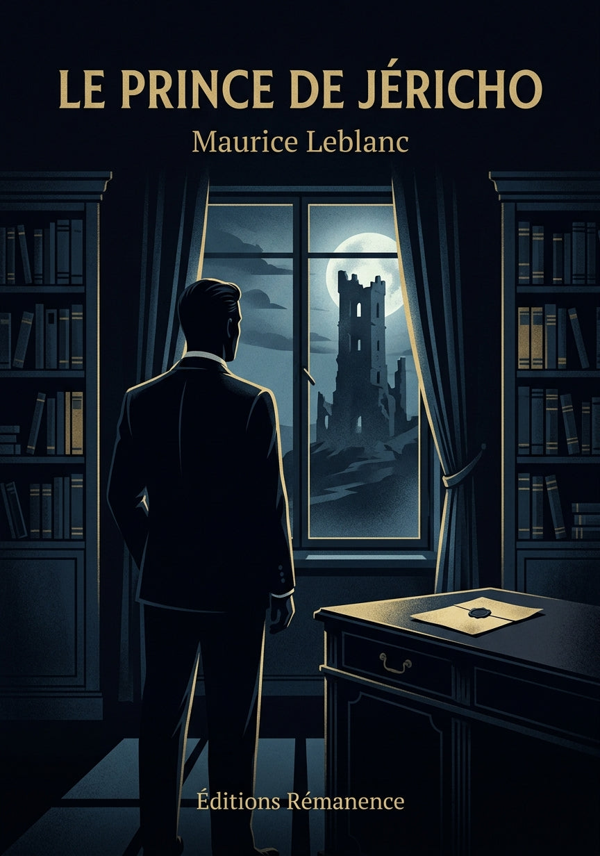 Livre Le Prince de Jéricho par Maurice Leblanc - Couverture - Editions Remanence