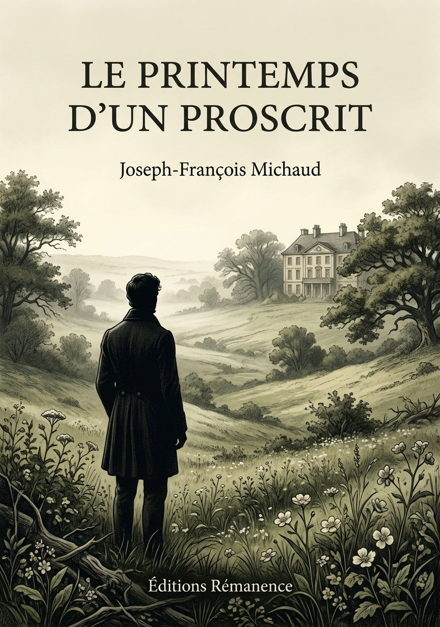 Livre Le Printemps d’un proscrit par Joseph-François Michaud - Couverture - Editions Remanence