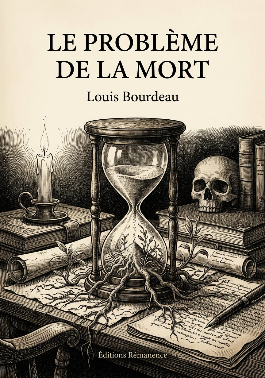 Livre Le problème de la mort par Louis Bourdeau - Couverture - Editions Remanence