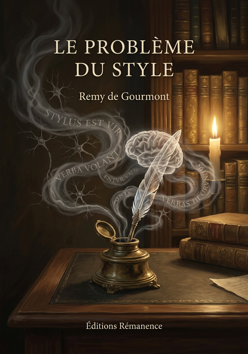 Livre Le Problème du Style par Remy de Gourmont - Couverture - Editions Remanence