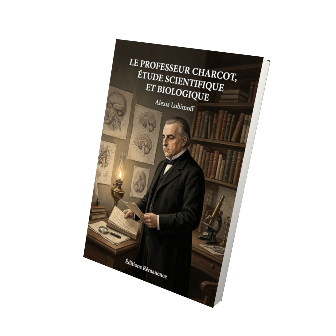 Livre Le Professeur Charcot, étude scientifique et biologique par Alexis Lubimoff - Vue 3D - Editions Remanence