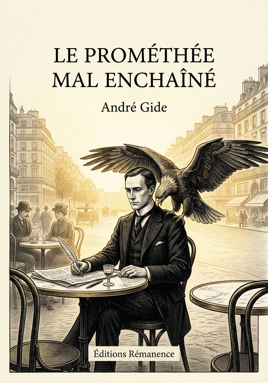 Livre Le Prométhée mal enchaîné par André Gide - Couverture - Editions Remanence