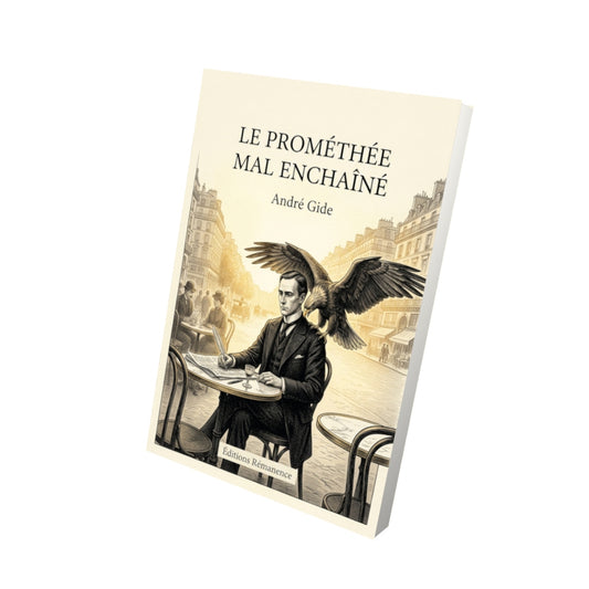 Livre Le Prométhée mal enchaîné par André Gide - Vue 3D - Editions Remanence