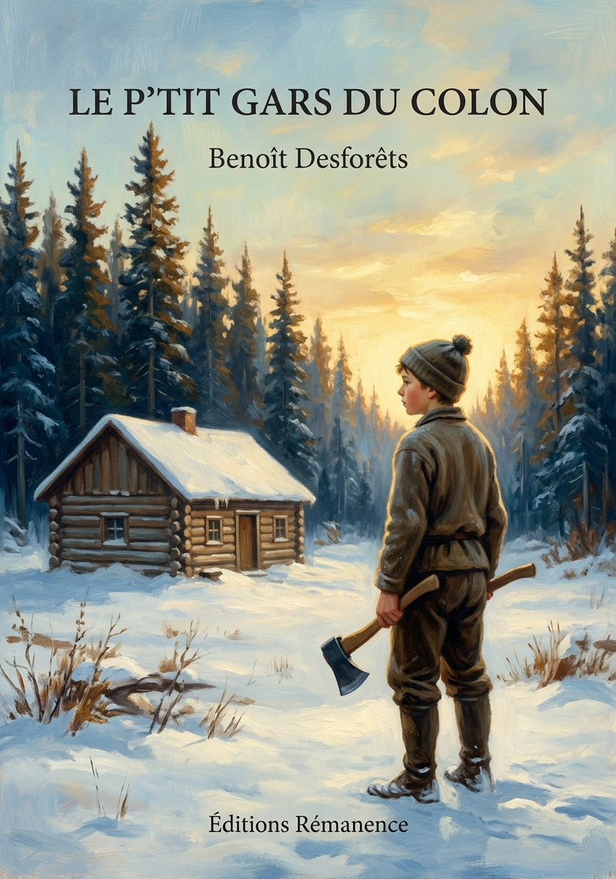 Livre Le p’tit gars du colon par Benoît Desforêts - Couverture - Editions Remanence