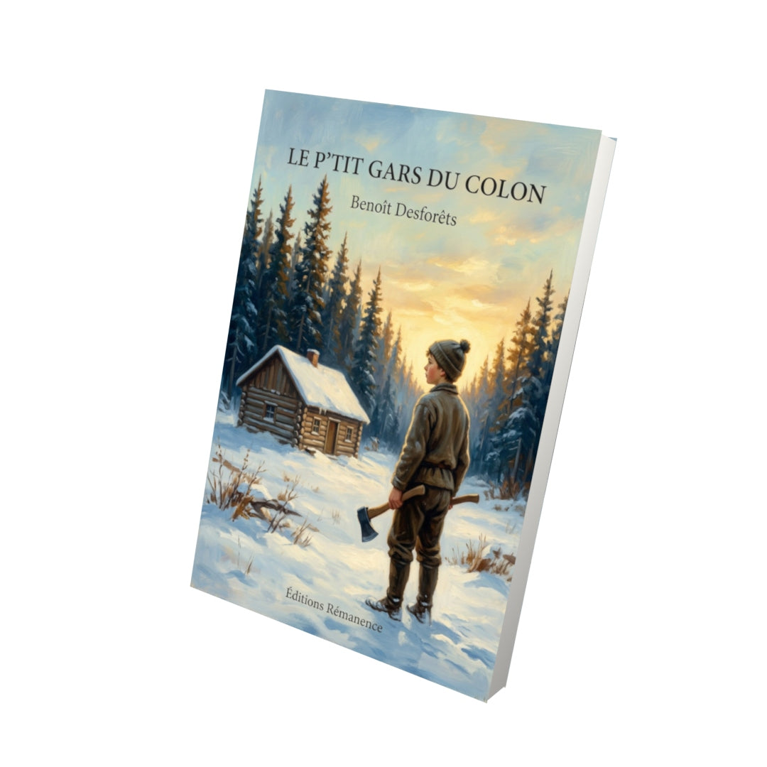 Livre Le p’tit gars du colon par Benoît Desforêts - Vue 3D - Editions Remanence