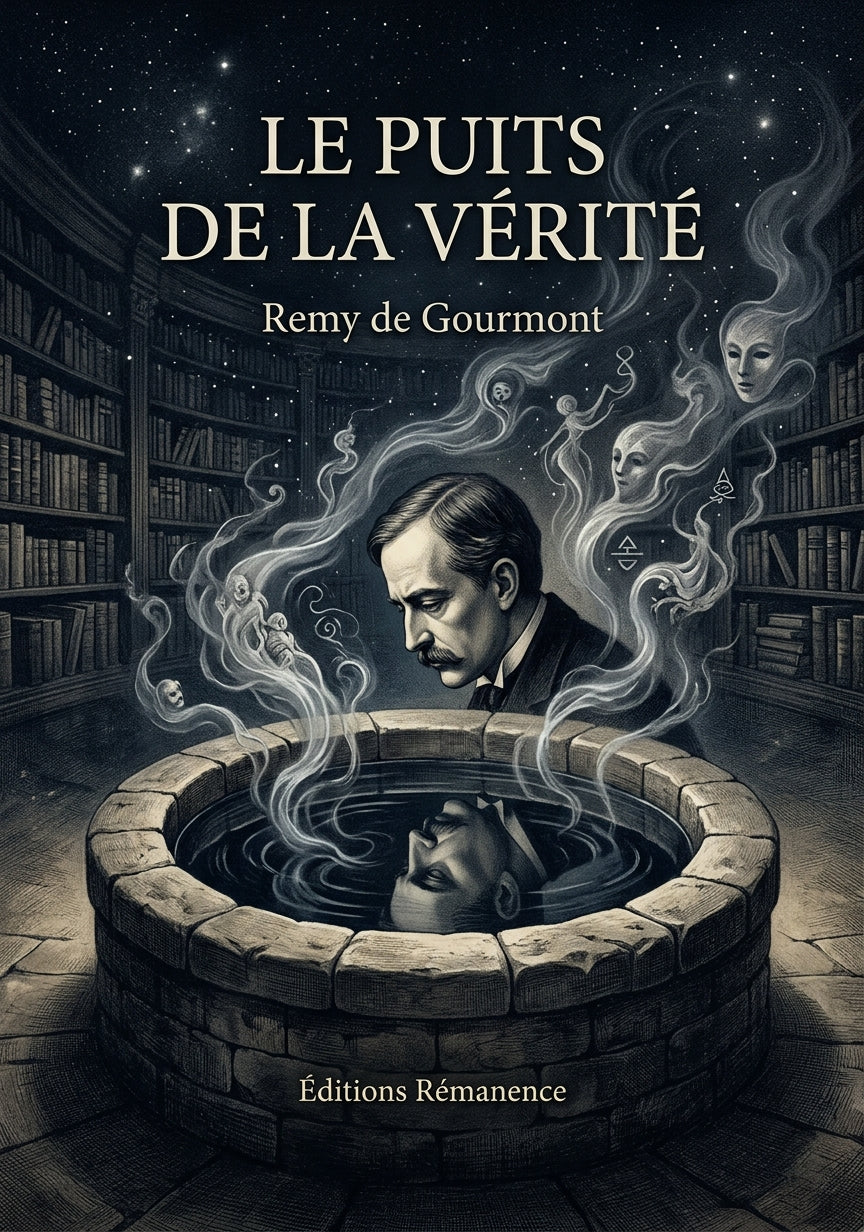 Livre Le Puits de la vérité par Remy de Gourmont - Couverture - Editions Remanence