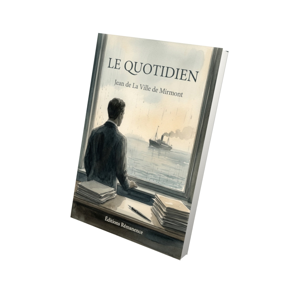 Livre Le Quotidien par Jean de La Ville de Mirmont - Vue 3D - Editions Remanence