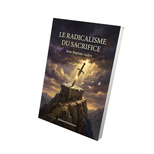 Livre Le radicalisme du sacrifice - Jean-Baptiste Aubry - Vue 3D - Editions Remanence