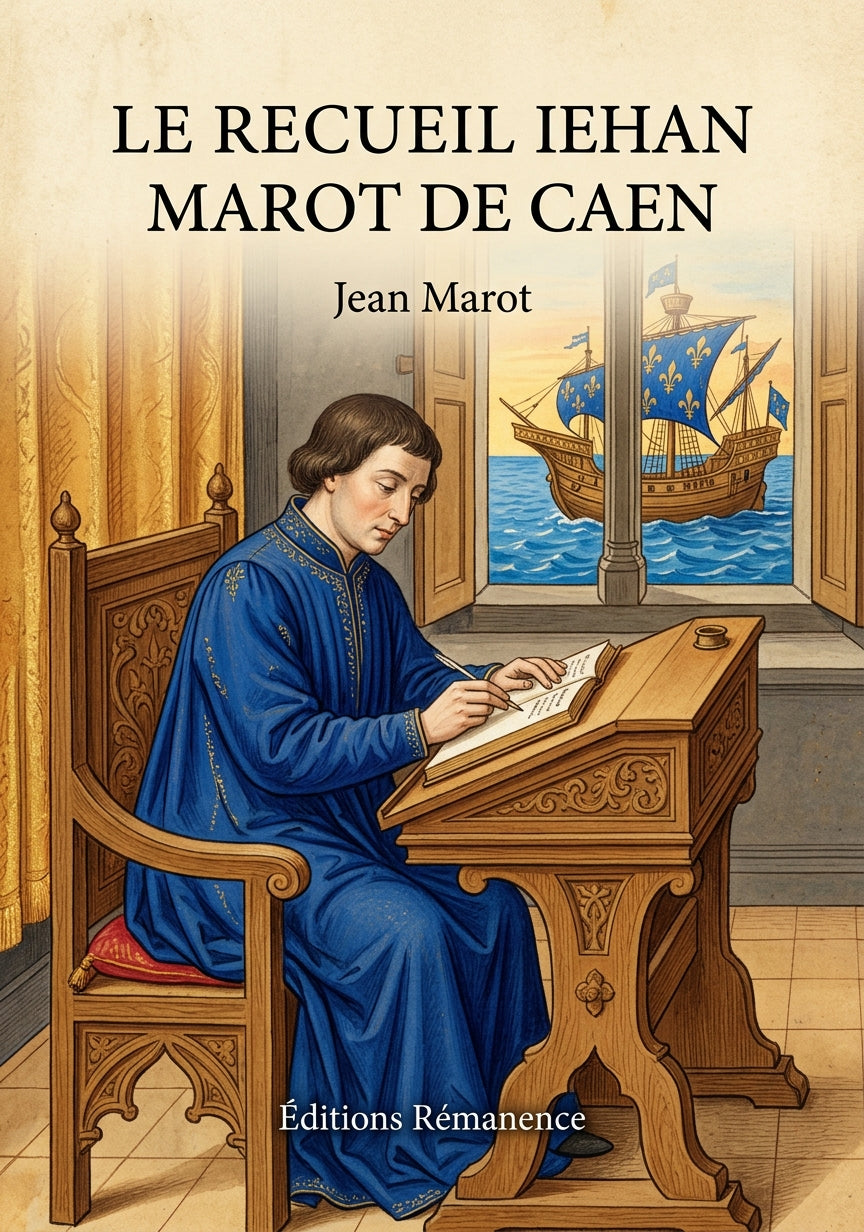 Livre Le Recueil Iehan Marot de Caen par Jean Marot - Couverture - Editions Remanence