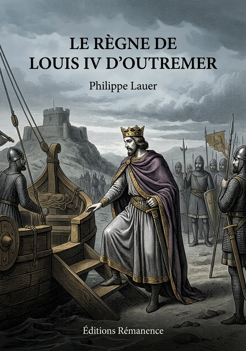 Livre Le Règne de Louis IV d’Outremer par Philippe Lauer - Couverture - Editions Remanence