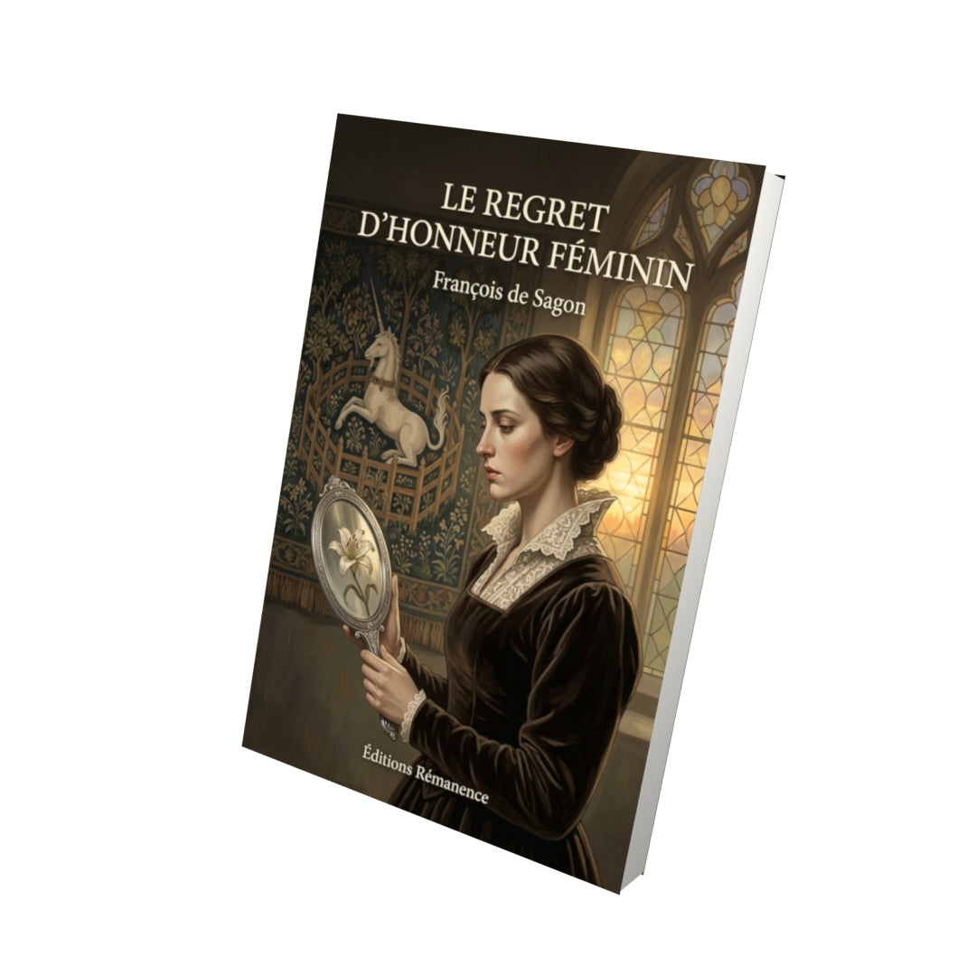 Livre Le Regret d’honneur féminin par François de Sagon - Vue 3D - Editions Remanence