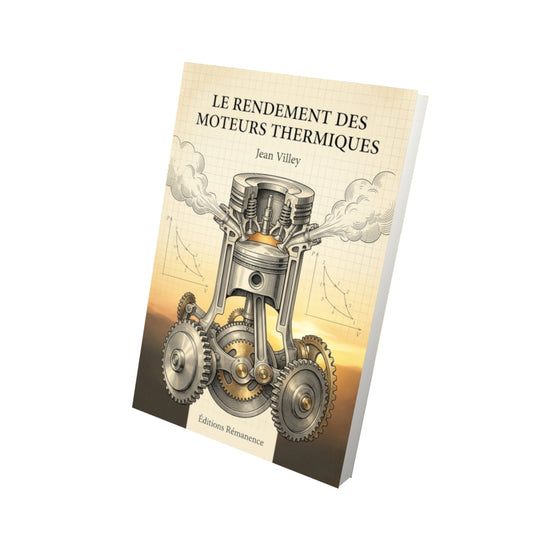 Livre Le Rendement des moteurs thermiques par Jean Villey - Vue 3D - Editions Remanence
