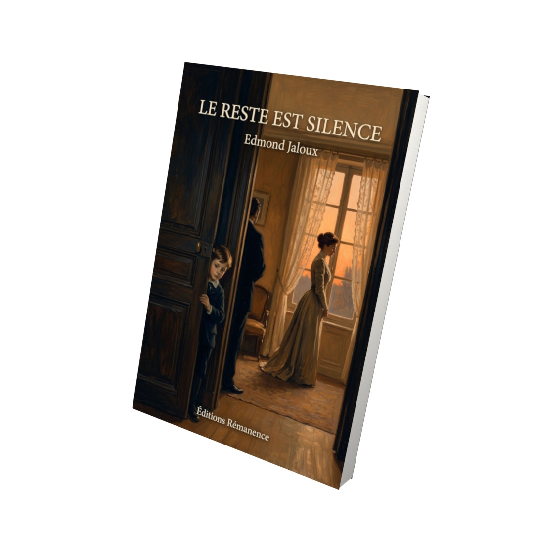 Livre Le Reste est silence par Edmond Jaloux - Vue 3D - Editions Remanence