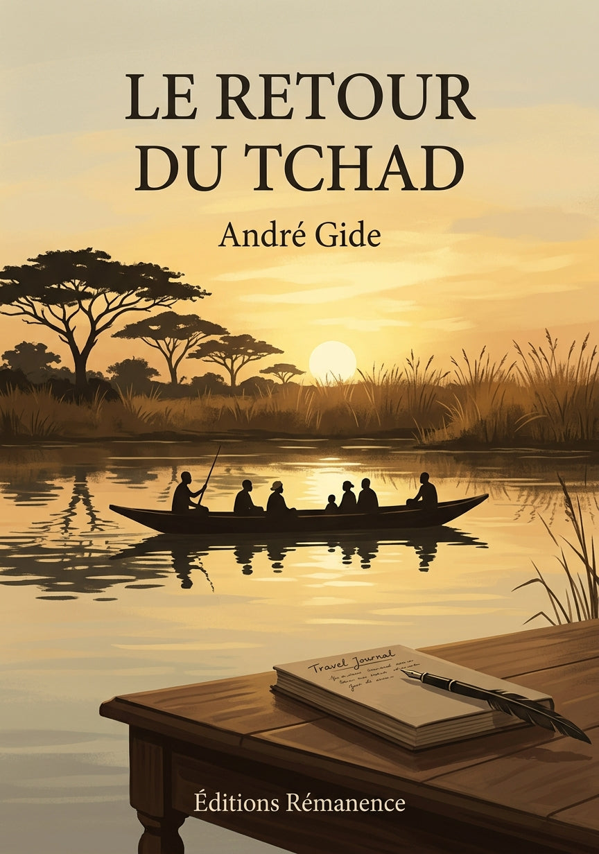 Livre Le Retour du Tchad par André Gide - Couverture - Editions Remanence