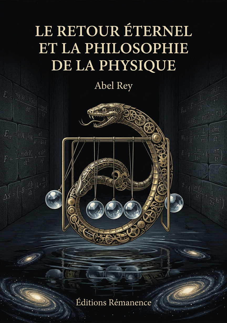 Livre Le retour éternel et la philosophie de la physique par Abel Rey - Couverture - Editions Remanence