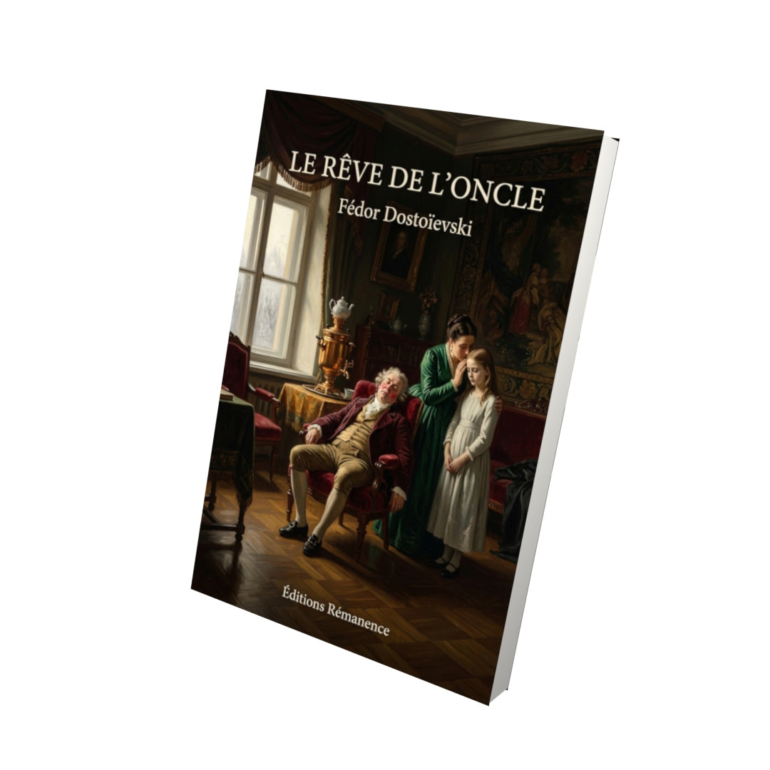 Livre Le Rêve de l’oncle par Fédor Dostoïevski - Vue 3D - Editions Remanence