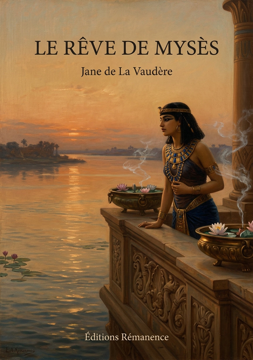 Livre Le Rêve de Mysès par Jane de La Vaudère - Couverture - Editions Remanence