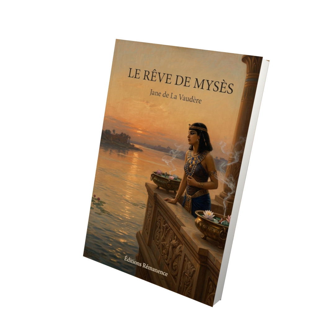 Livre Le Rêve de Mysès par Jane de La Vaudère - Vue 3D - Editions Remanence