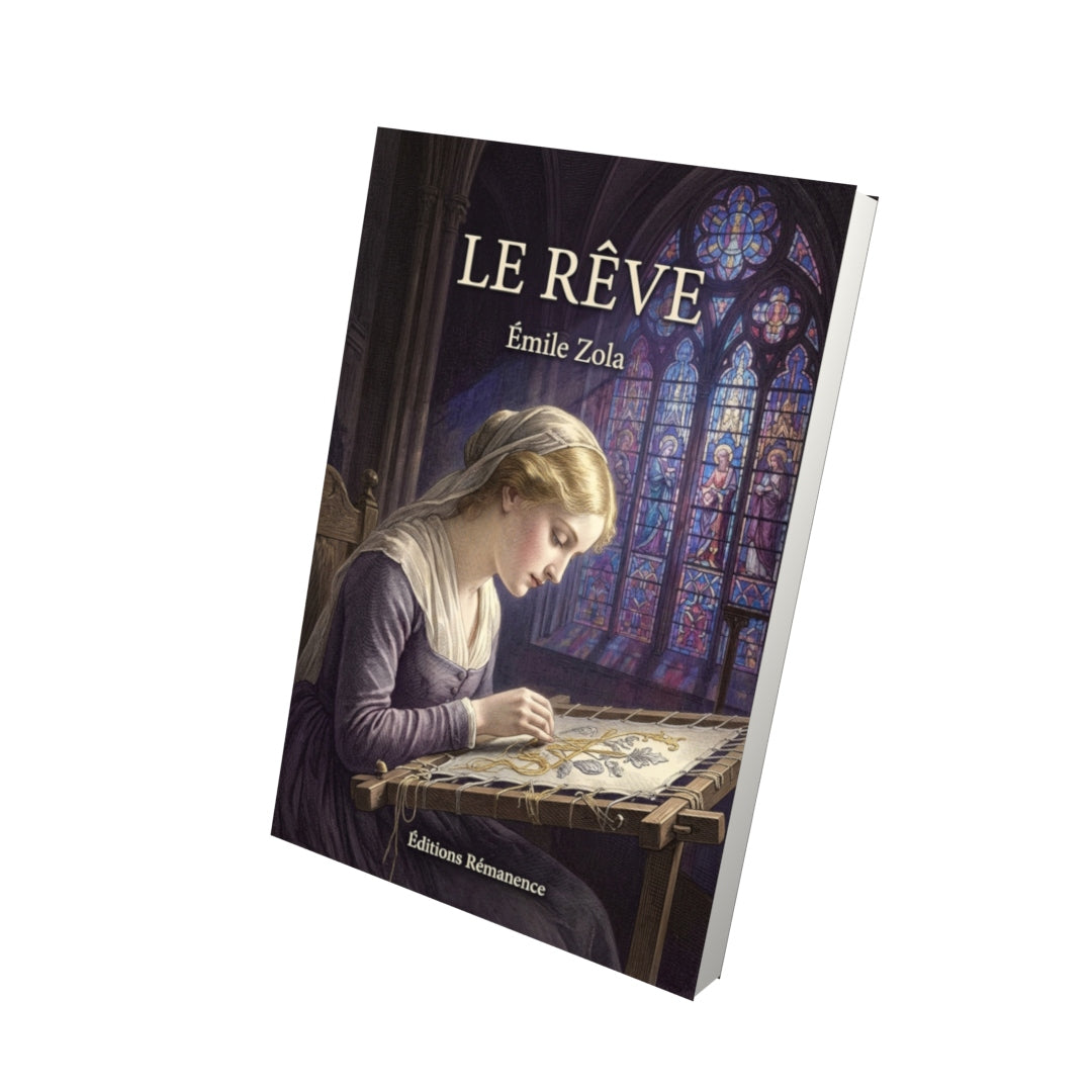 Livre Le Rêve par Émile Zola - Vue 3D - Editions Remanence