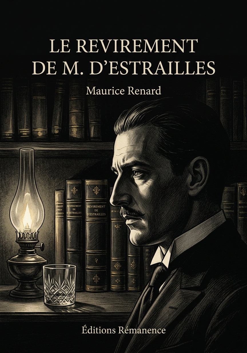 Livre Le Revirement de M. d’Estrailles par Maurice Renard - Couverture - Editions Remanence