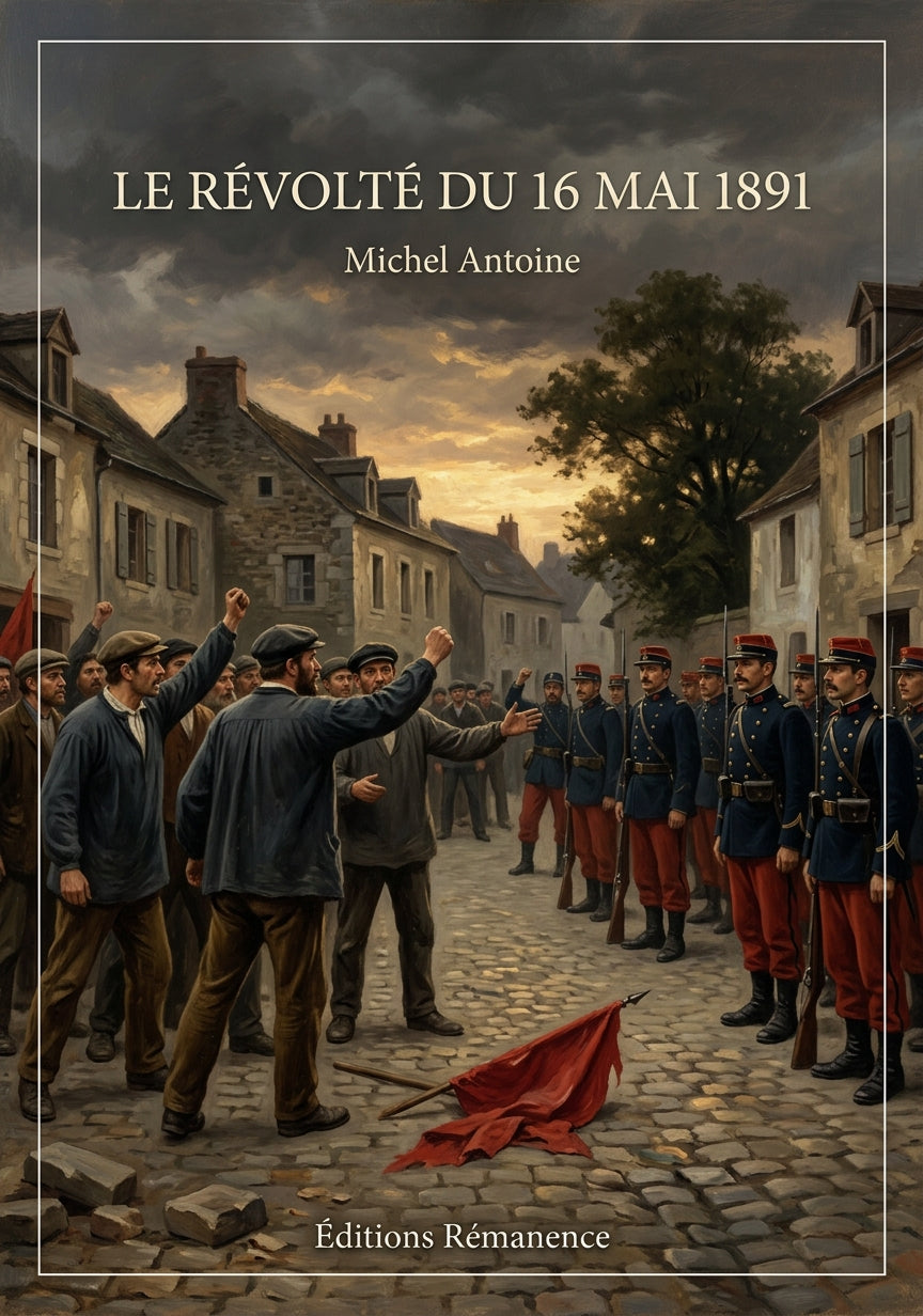 Livre Le Révolté du 16 mai 1891 par Michel Antoine - Couverture - Editions Remanence
