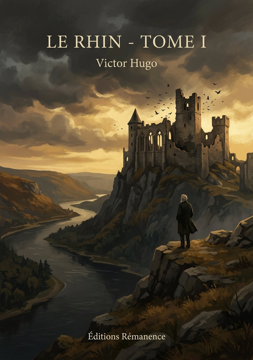 Livre Le Rhin - Tome I par Victor Hugo - Couverture - Editions Remanence