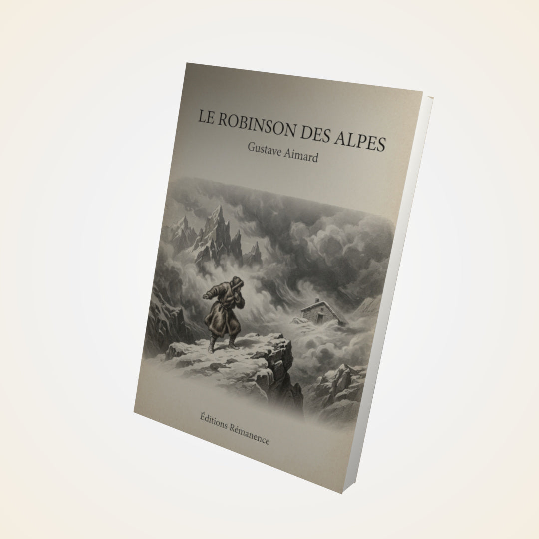 Livre Le Robinson des Alpes - Gustave Aimard - Couverture 3D