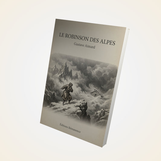 Livre Le Robinson des Alpes - Gustave Aimard - Couverture 3D