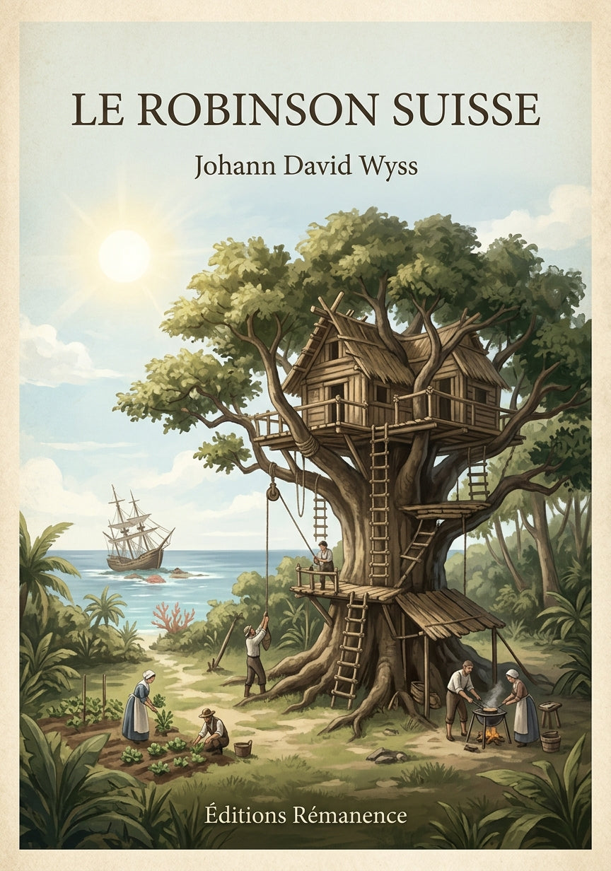 Le Robinson suisse - Johann David Wyss (Couverture)