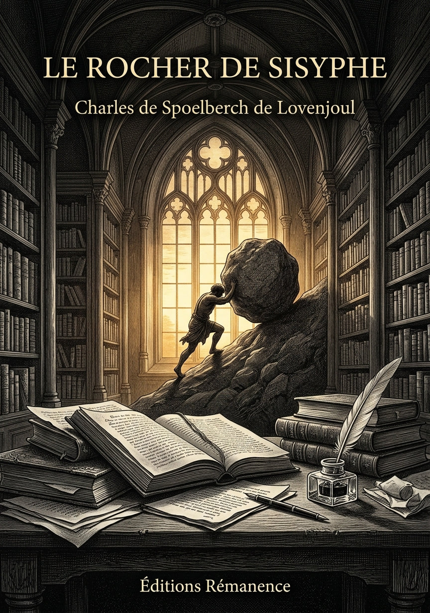 Livre Le Rocher de Sisyphe par Charles de Spoelberch de Lovenjoul - Couverture - Editions Remanence