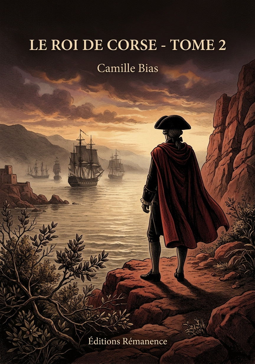 Livre Le Roi de Corse - Tome 2 par Camille Bias - Couverture - Editions Remanence