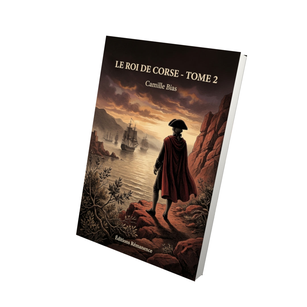 Livre Le Roi de Corse - Tome 2 par Camille Bias - Vue 3D - Editions Remanence