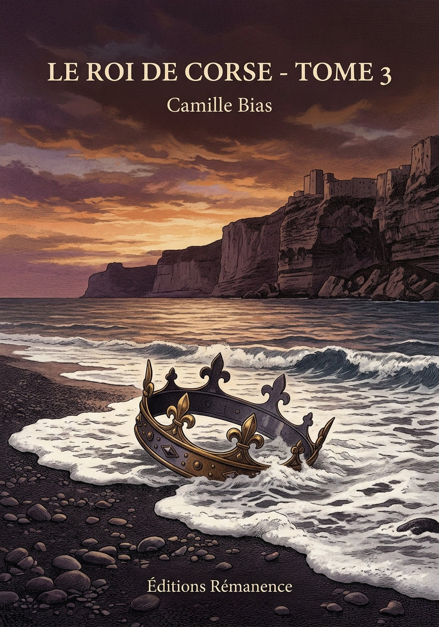 Livre Le Roi de Corse - Tome 3 par Camille Bias - Couverture - Editions Remanence