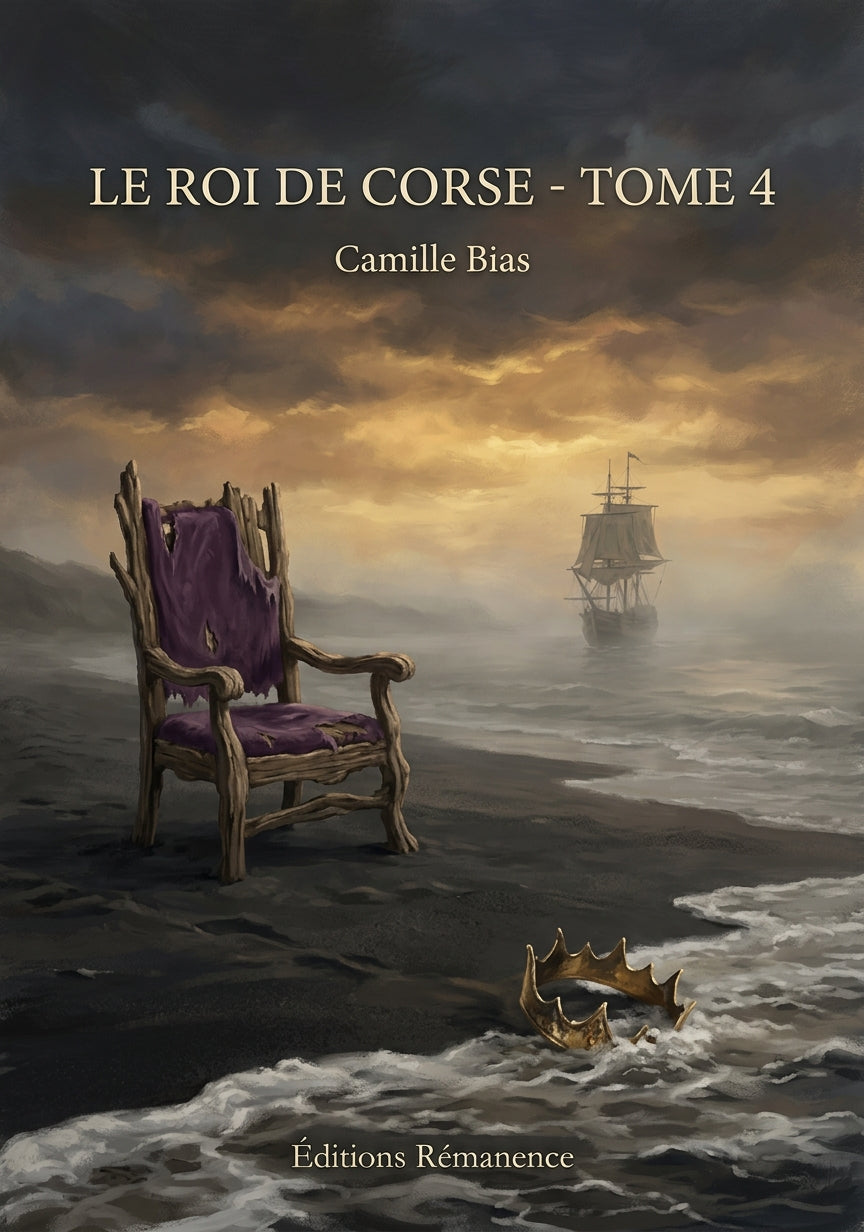 Livre Le Roi de Corse - Tome 4 par Camille Bias - Couverture - Editions Remanence