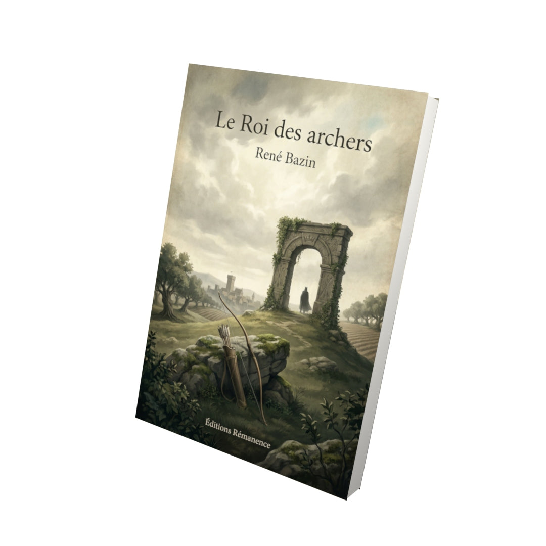 Livre Le Roi des archers – René Bazin - Vue 3D - Editions Remanence