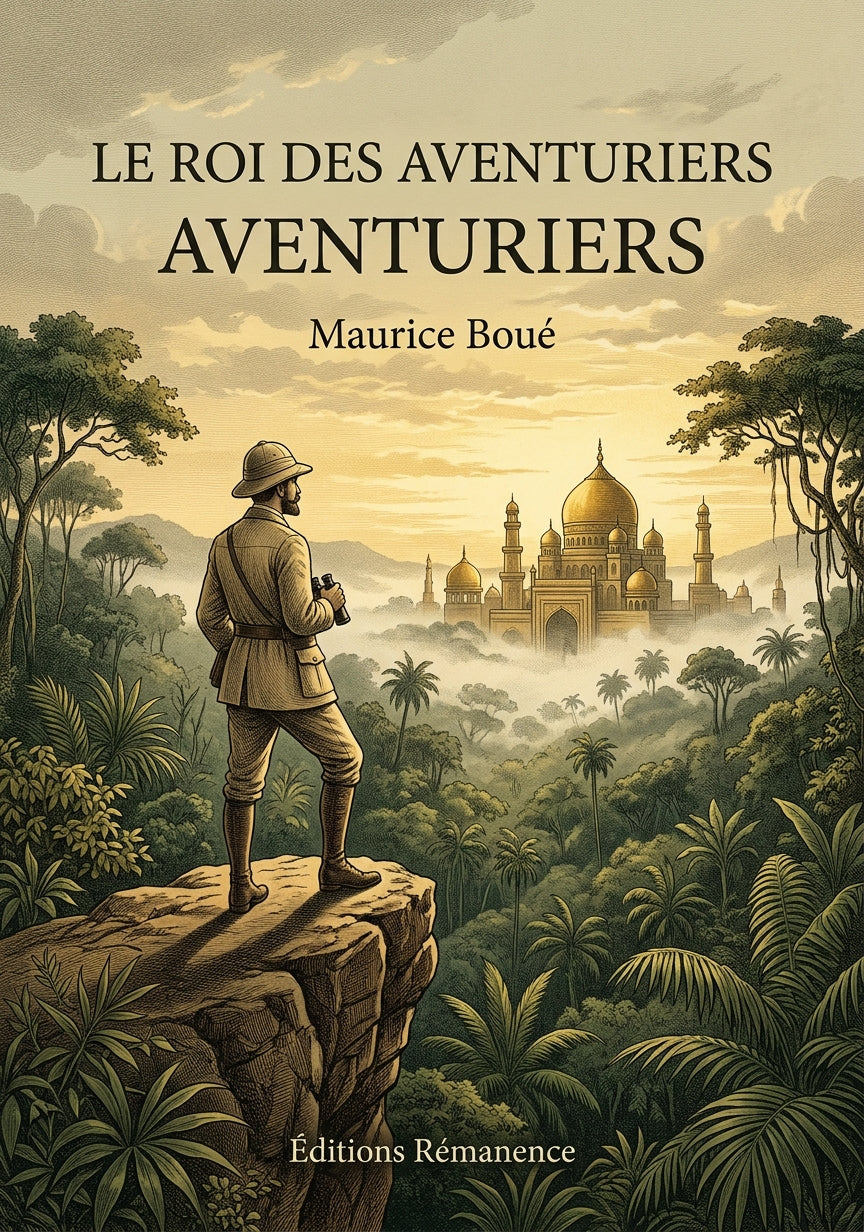 Livre Le Roi des aventuriers par Maurice Boué - Couverture - Editions Remanence