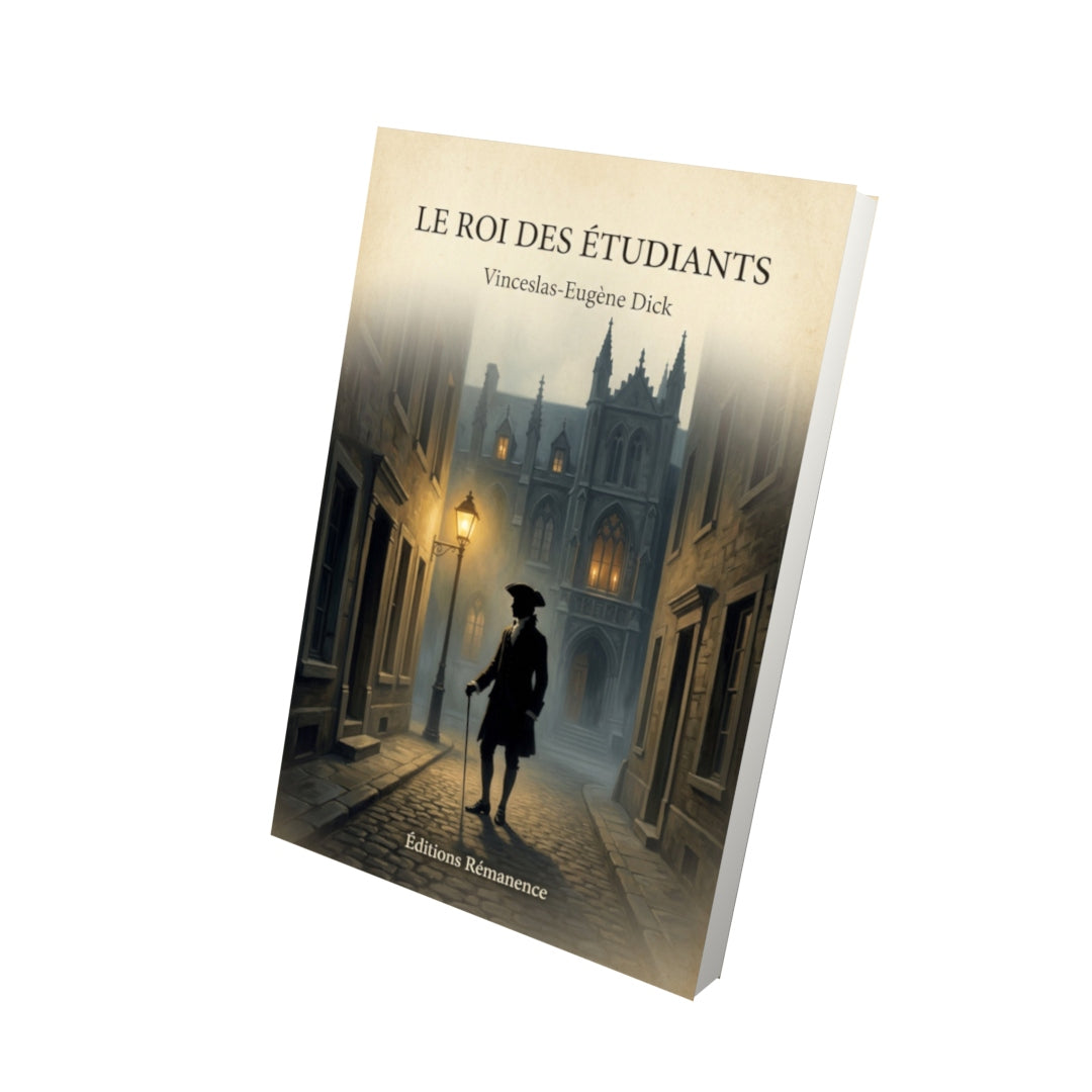 Livre Le Roi des Étudiants - Vinceslas-Eugène Dick - Vue 3D - Editions Remanence