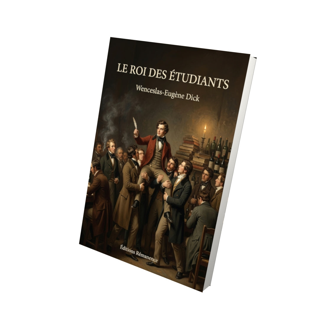 Livre Le Roi des étudiants par Wenceslas-Eugène Dick - Vue 3D - Editions Remanence
