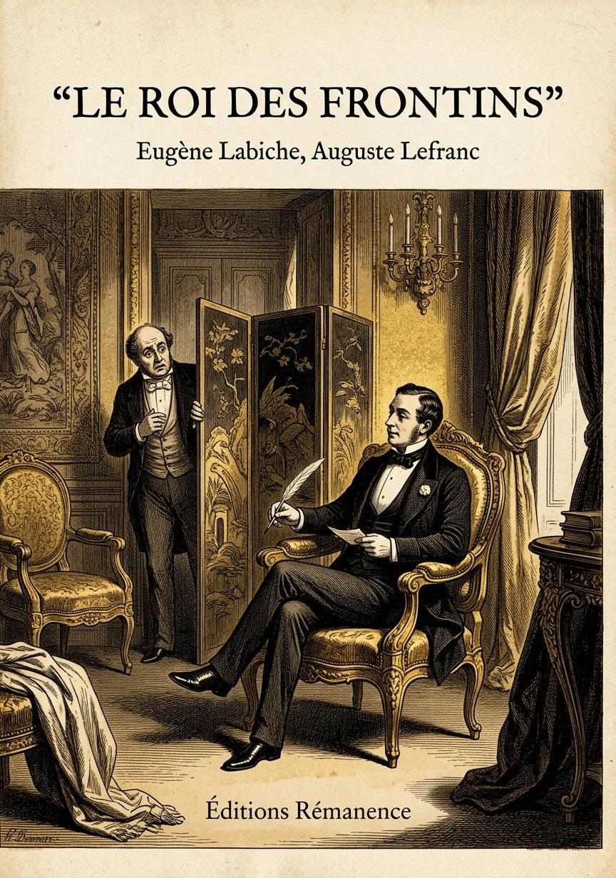 Livre Le Roi des Frontins par Eugène Labiche, Auguste Lefranc - Couverture - Editions Remanence