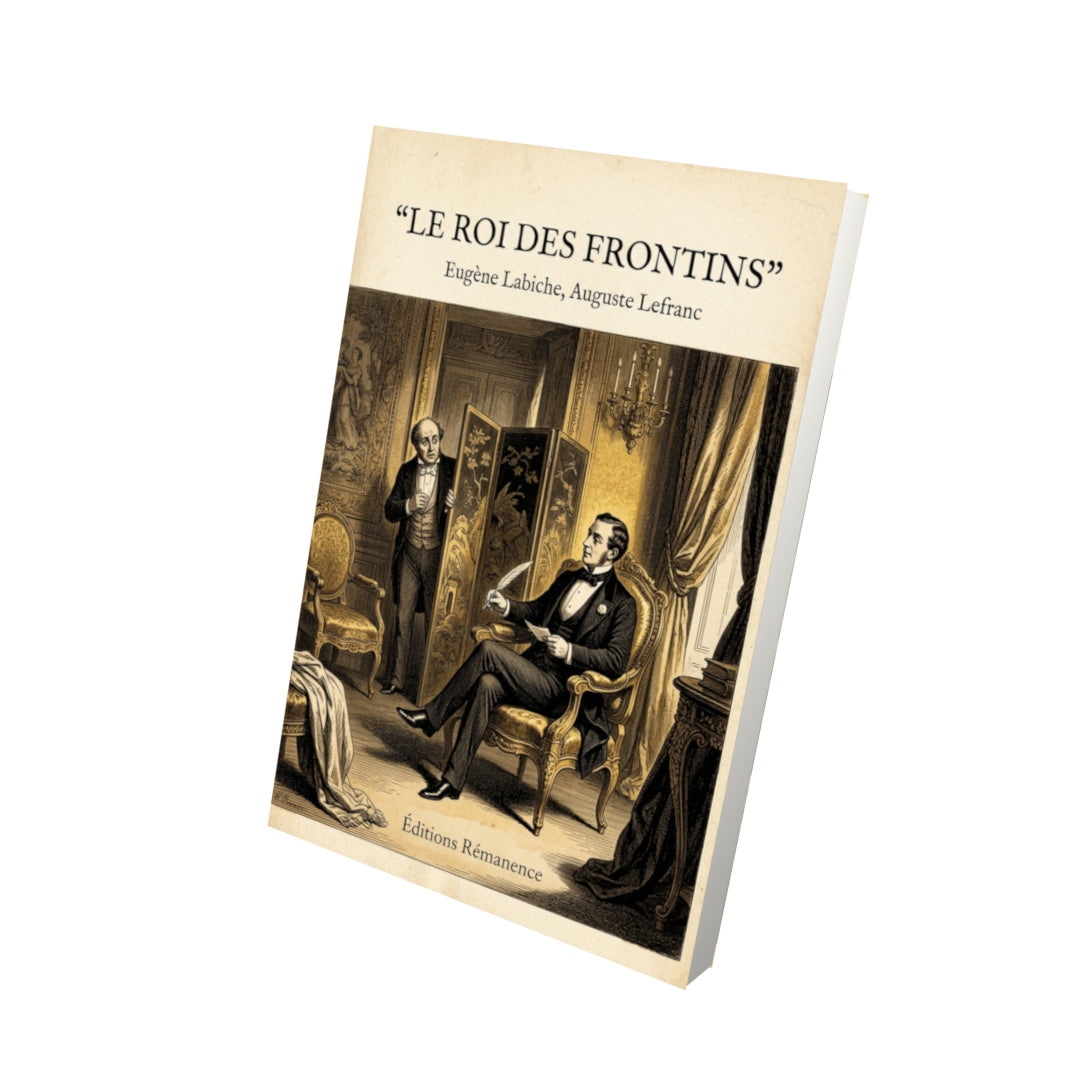 Livre Le Roi des Frontins par Eugène Labiche, Auguste Lefranc - Vue 3D - Editions Remanence