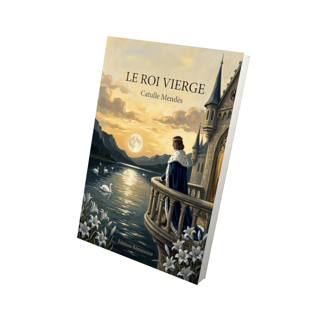 Livre Le Roi vierge par Catulle Mendès - Vue 3D - Editions Remanence