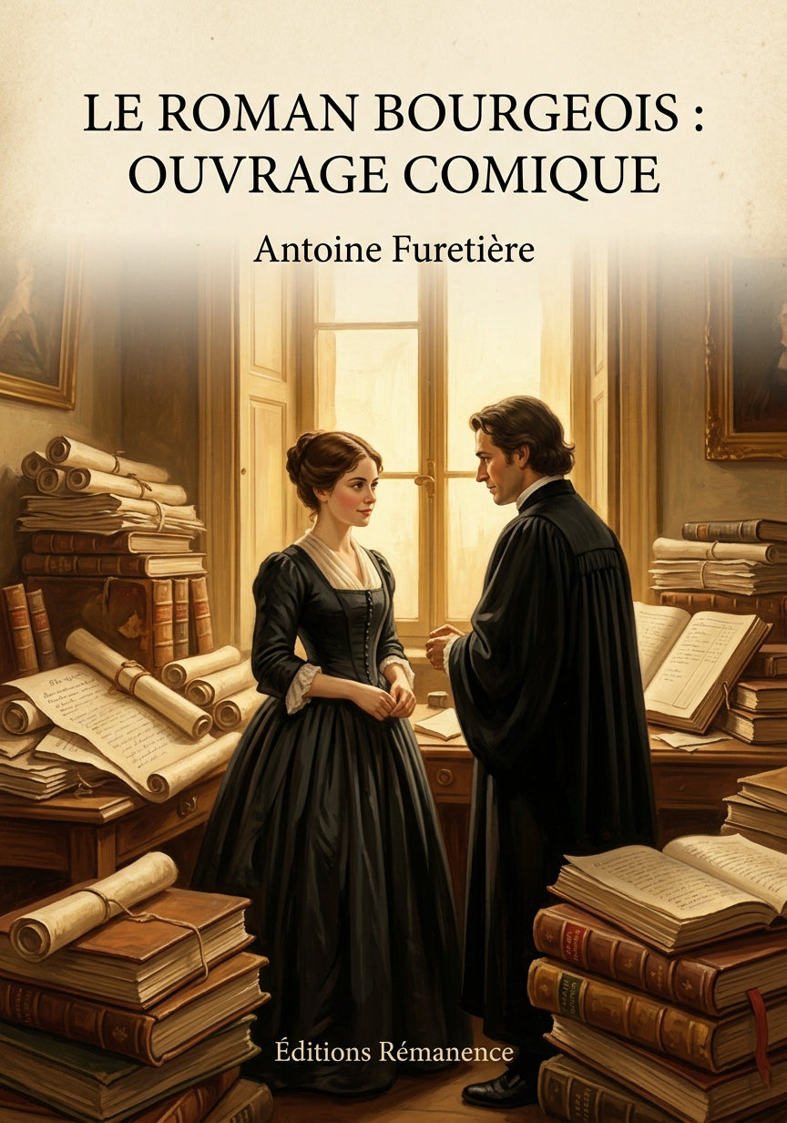 Le roman bourgeois : Ouvrage comique - Antoine Furetière (Couverture)