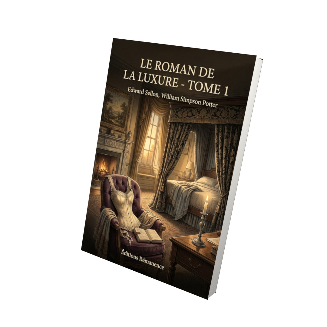 Livre Le roman de la luxure - Tome 1 par Edward Sellon, William Simpson Potter - Vue 3D - Editions Remanence